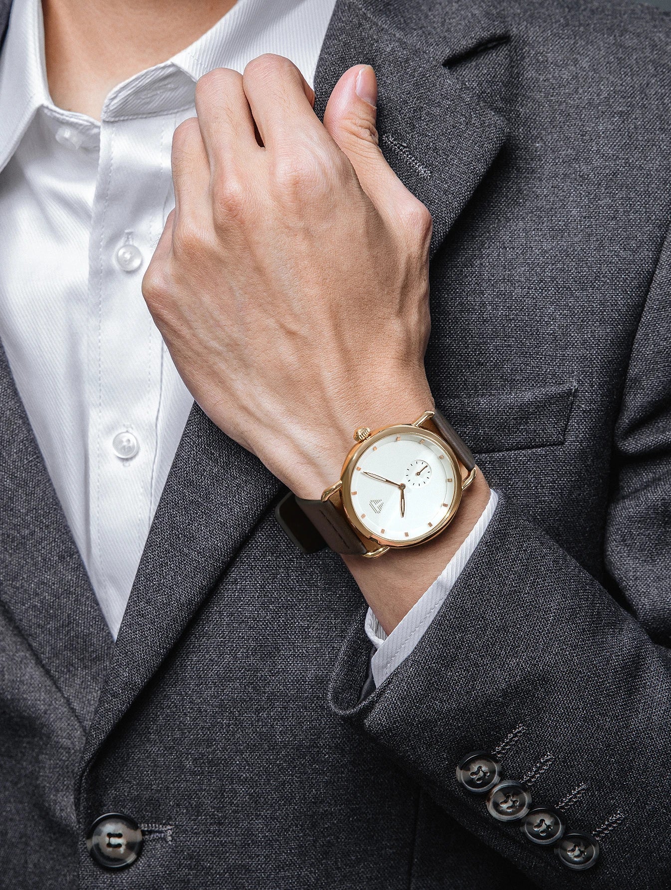 Tomi moda masculina relógio minimalista clássico mostrador redondo relógio de quartzo masculino versátil relógio de alta qualidade reloj festival presente