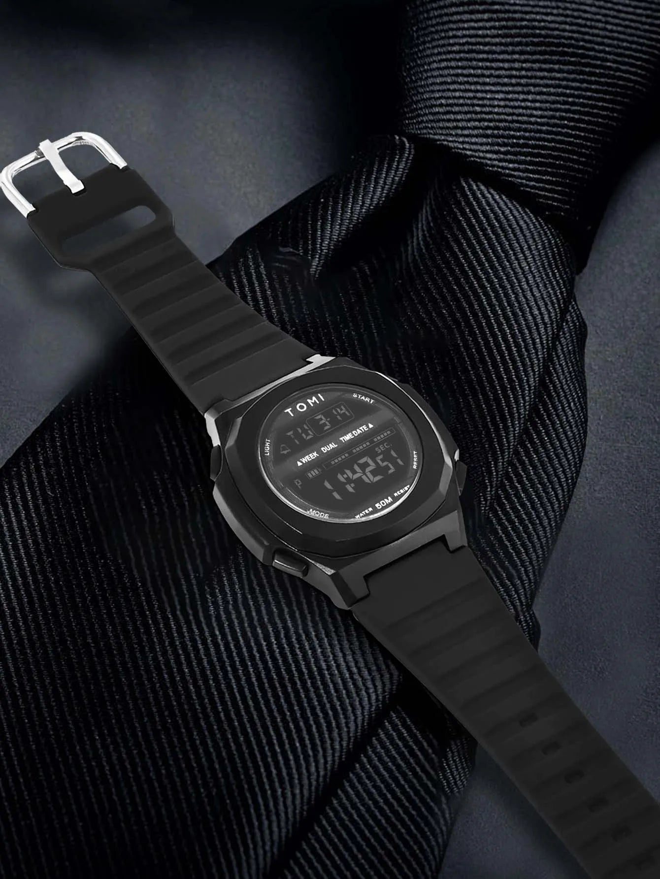 TOMI Moda Minimalista Relógio Digital Masculino e Feminino Data Esportes ao Ar Livre Relógio Eletrônico Estudante À Prova D 'Água