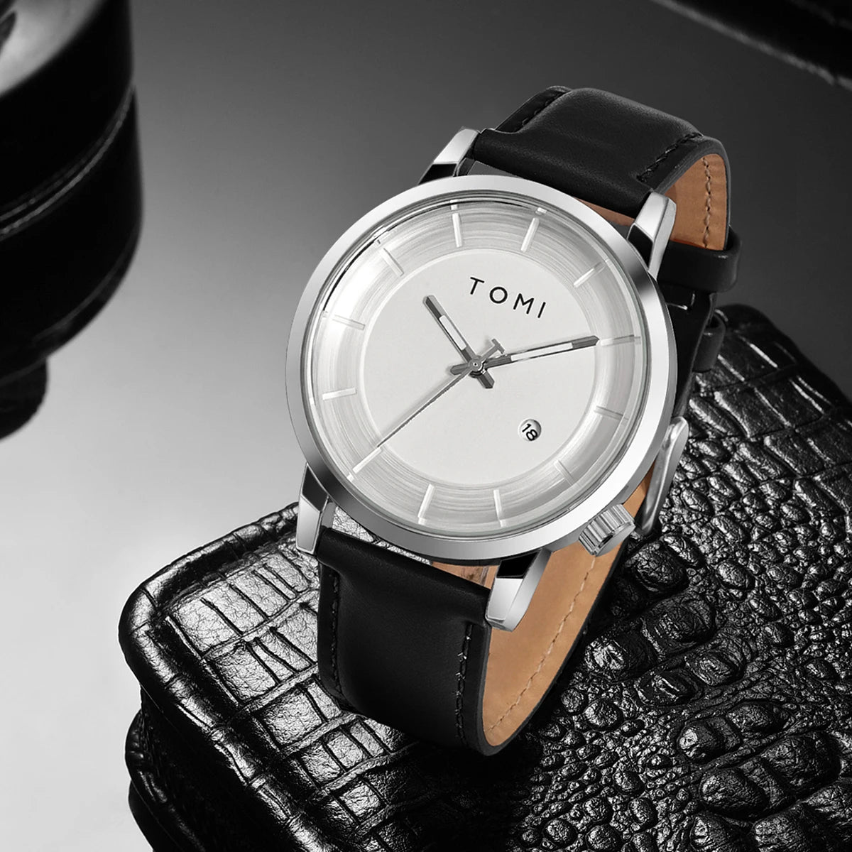 TOMI Relógio Masculino de Luxo Moda Original Marca Negócios Relógio de Quartzo Masculino