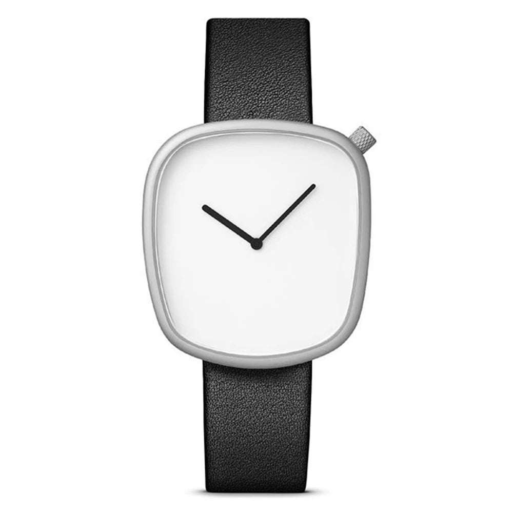 Tomi relógio minimalista masculino quadrado moda ultra fino relógio minimalista feminino de alta qualidade elegante relógio de quartzo presente