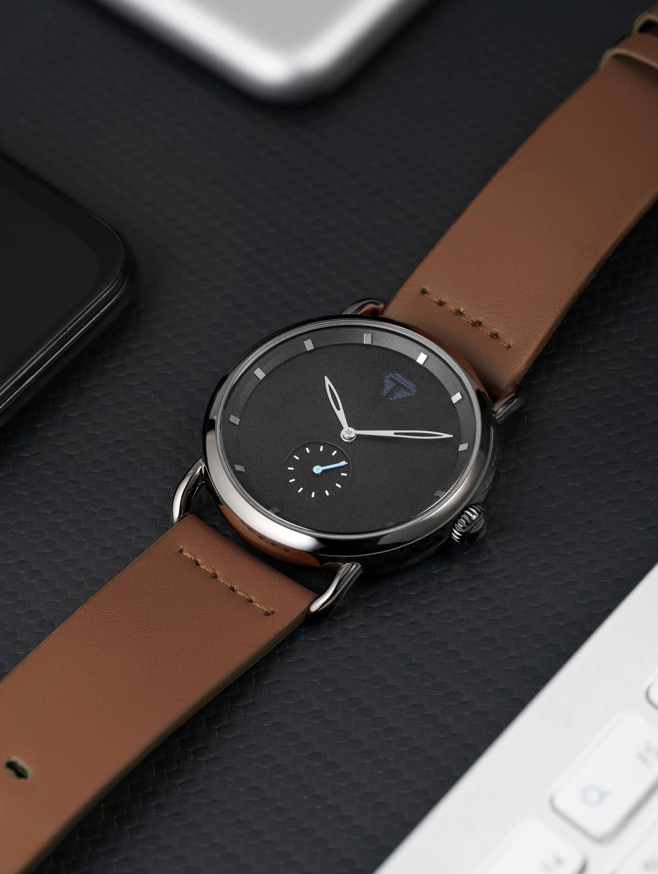 Tomi moda masculina relógio minimalista clássico mostrador redondo relógio de quartzo masculino versátil relógio de alta qualidade reloj festival presente