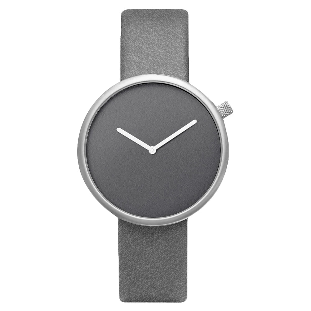 Tomi feminino estilo minimalista relógio de couro feminino pequeno disco scaleless moda relógio minimalista feminino lazer relógio de quartzo