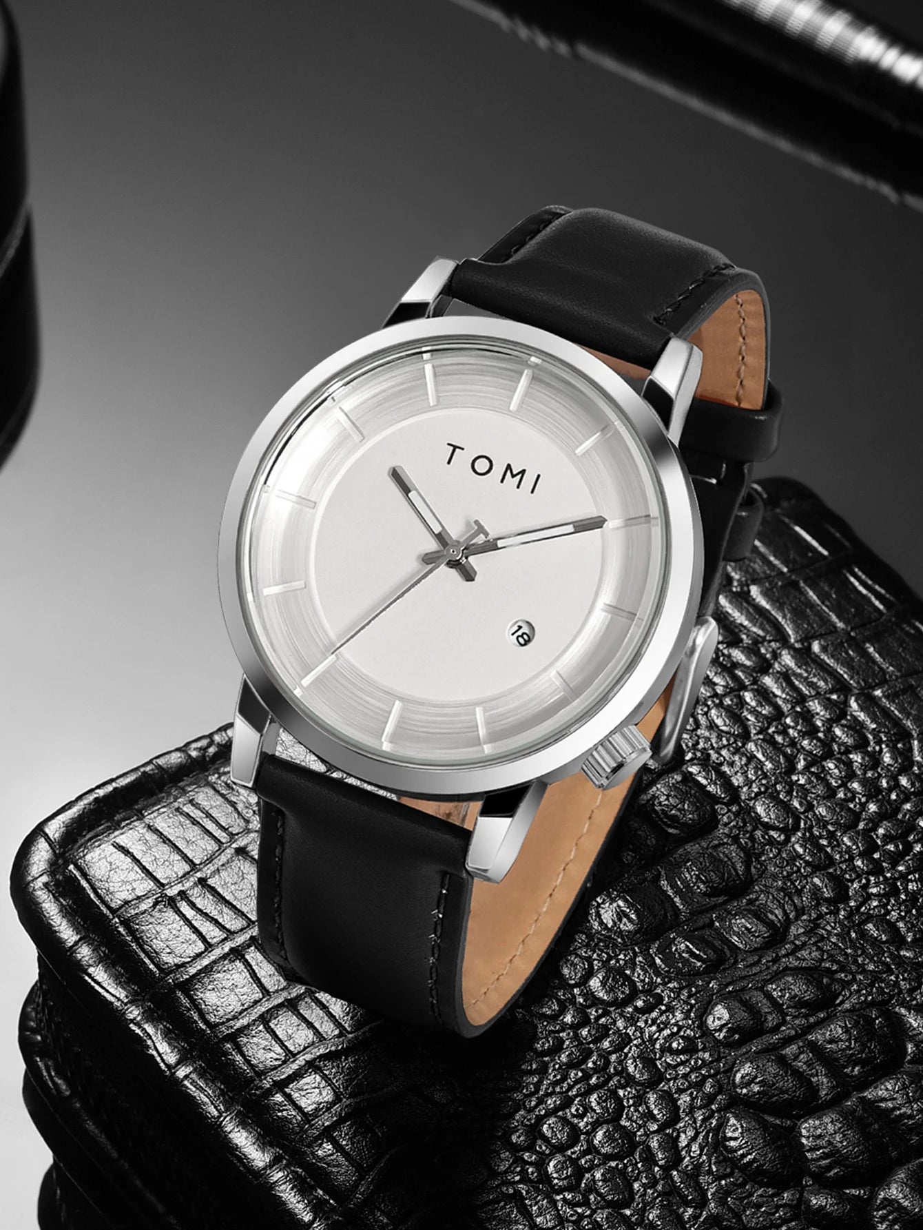 TOMI Relógio Masculino de Luxo Moda Original Marca Negócios Relógio de Quartzo Masculino