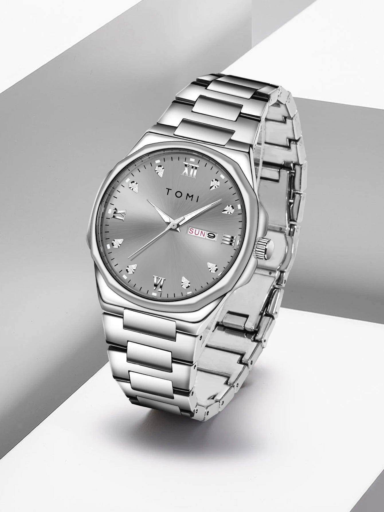 Relógio masculino TOMI moda minimalista luxuoso relógio de pulso masculino relógio de quartzo