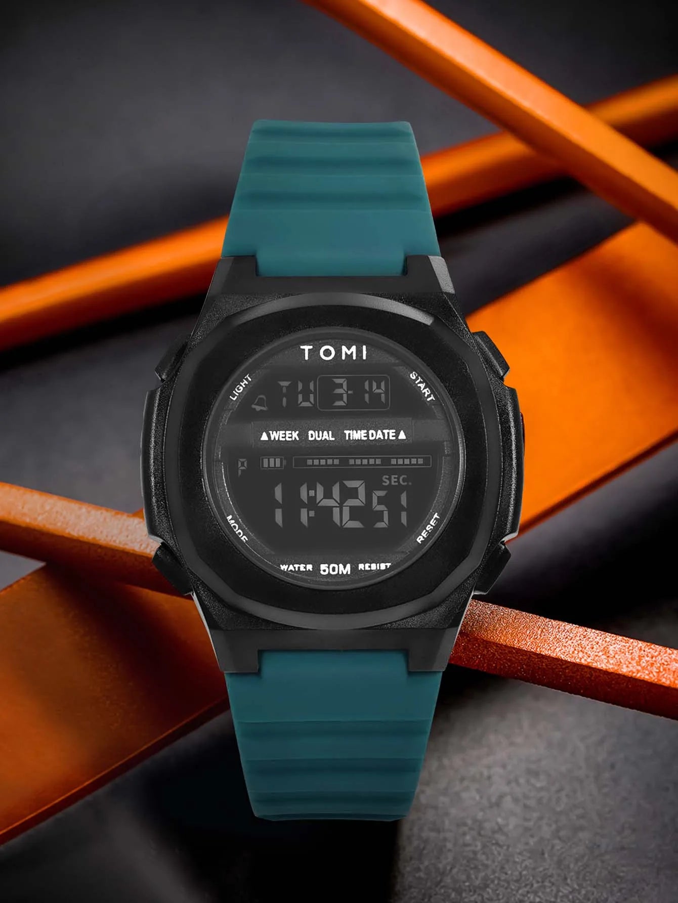 TOMI Moda Minimalista Relógio Digital Masculino e Feminino Data Esportes ao Ar Livre Relógio Eletrônico Estudante À Prova D 'Água