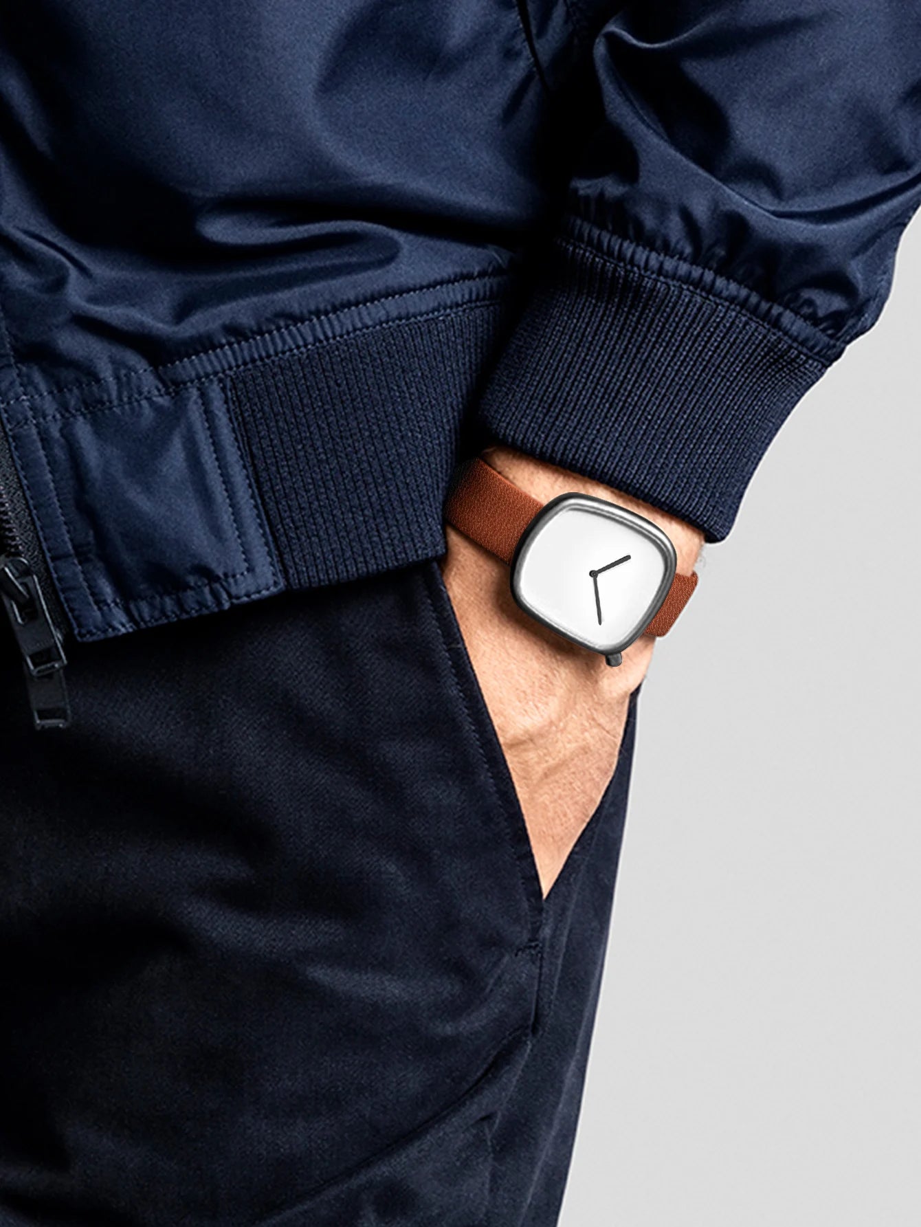 Tomi relógio minimalista masculino quadrado moda ultra fino relógio minimalista feminino de alta qualidade elegante relógio de quartzo presente