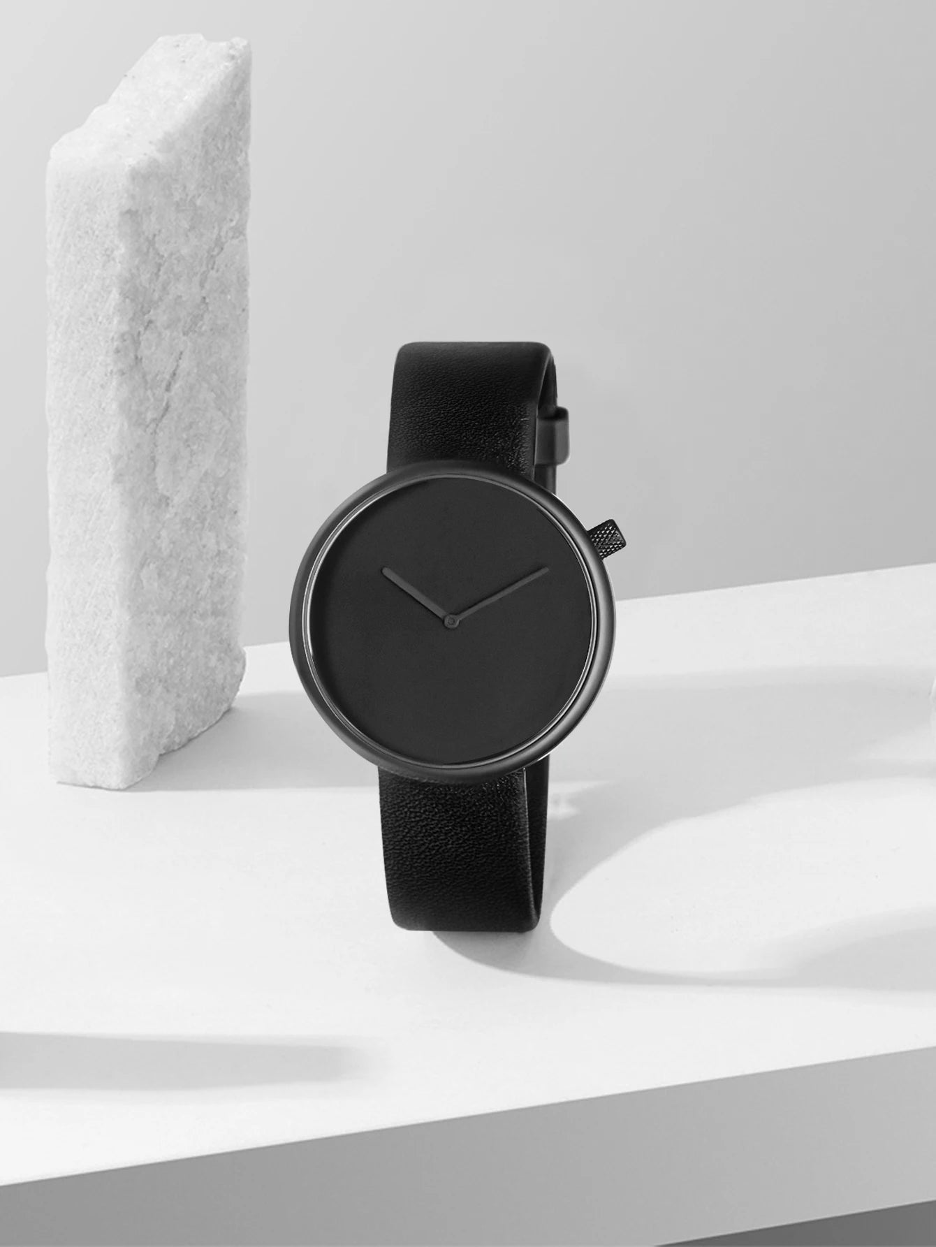 Tomi feminino estilo minimalista relógio de couro feminino pequeno disco scaleless moda relógio minimalista feminino lazer relógio de quartzo