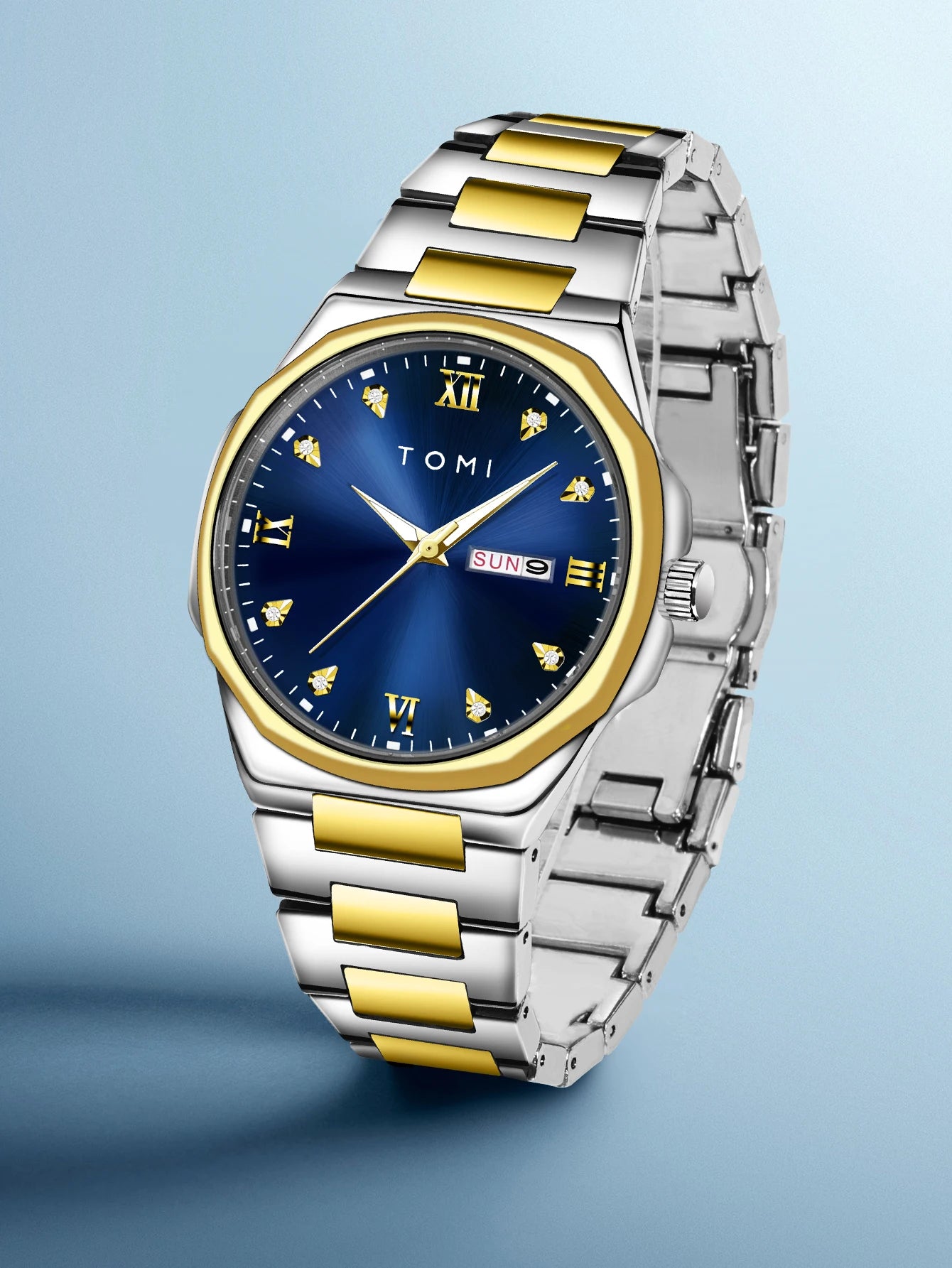 Relógio masculino TOMI moda minimalista luxuoso relógio de pulso masculino relógio de quartzo