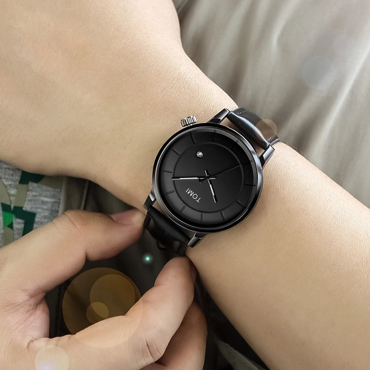 TOMI Relógio Masculino de Luxo Moda Original Marca Negócios Relógio de Quartzo Masculino