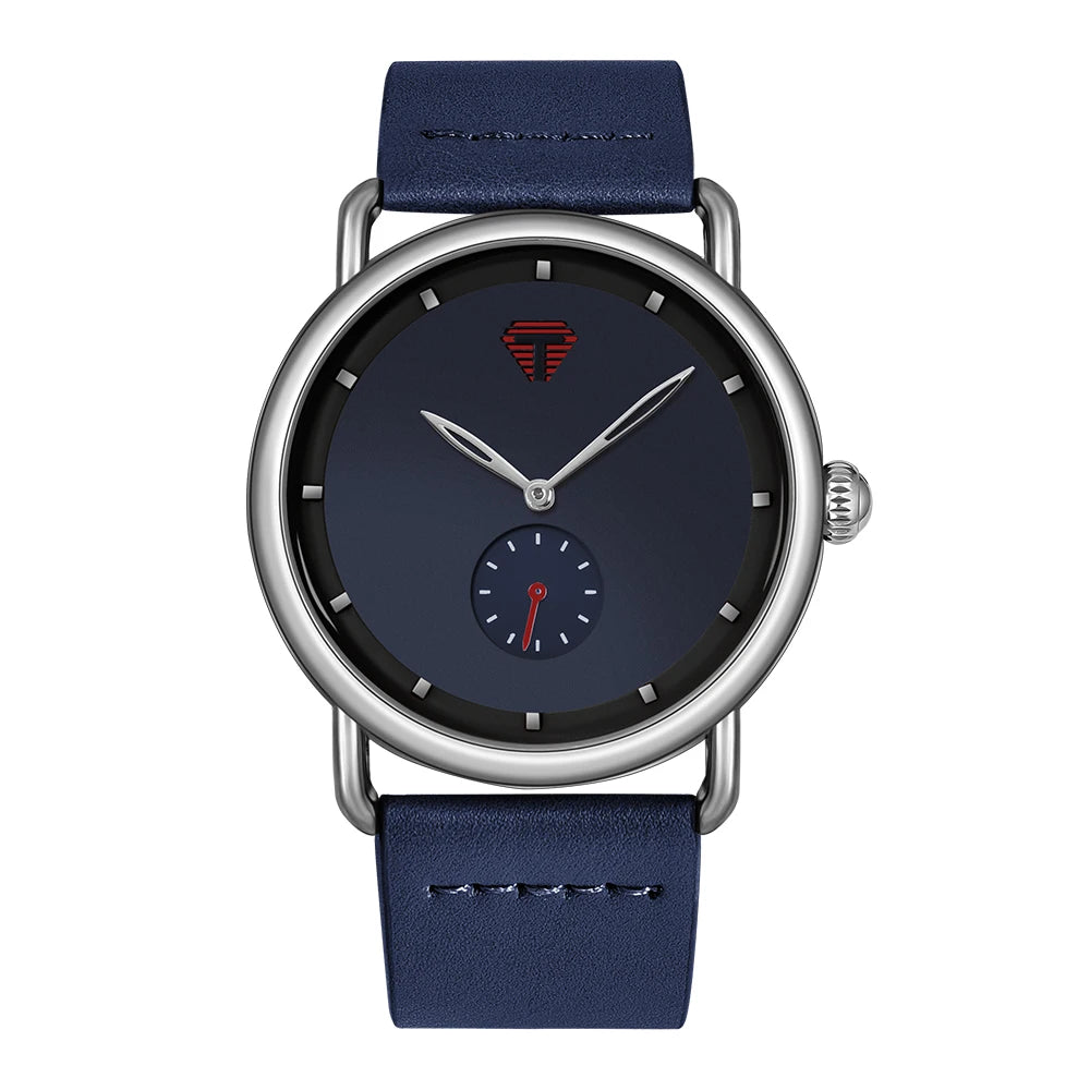 Tomi moda masculina relógio minimalista clássico mostrador redondo relógio de quartzo masculino versátil relógio de alta qualidade reloj festival presente