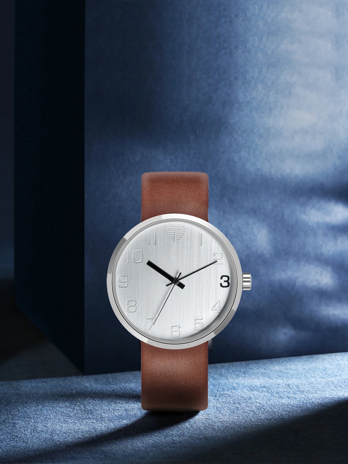 TOMI Relógio Masculino Luxo Cinto Marrom Relógio de Quartzo Masculino e Feminino Lazer Simples Relógio Masculino Presente
