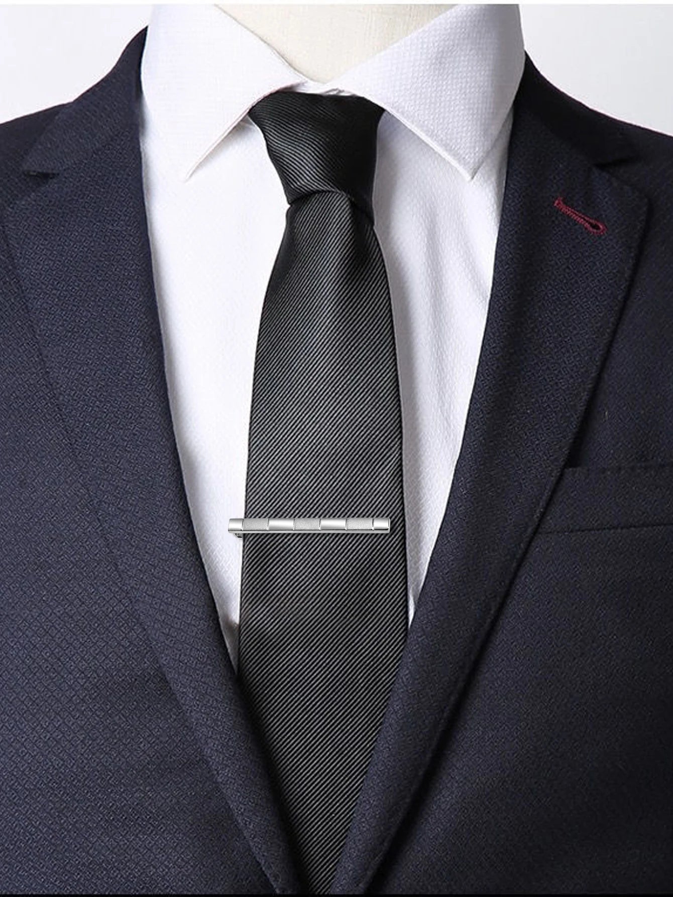 Tomi 4 pçs conjunto de luxo negócios masculino relógio quartzo casual moda versátil relógio abotoaduras masculino gravata clipe relógio festival presente