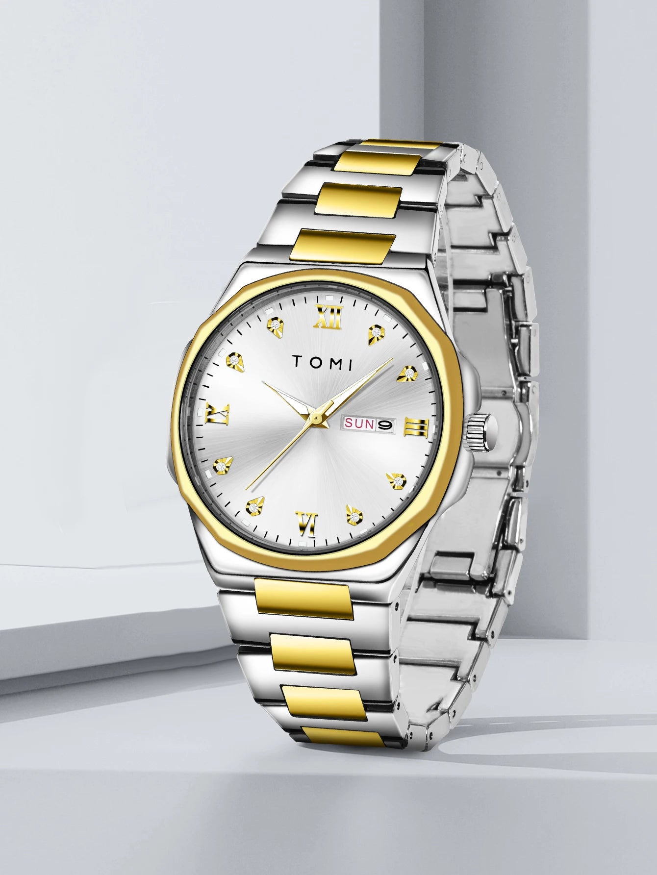 Relógio masculino TOMI moda minimalista luxuoso relógio de pulso masculino relógio de quartzo