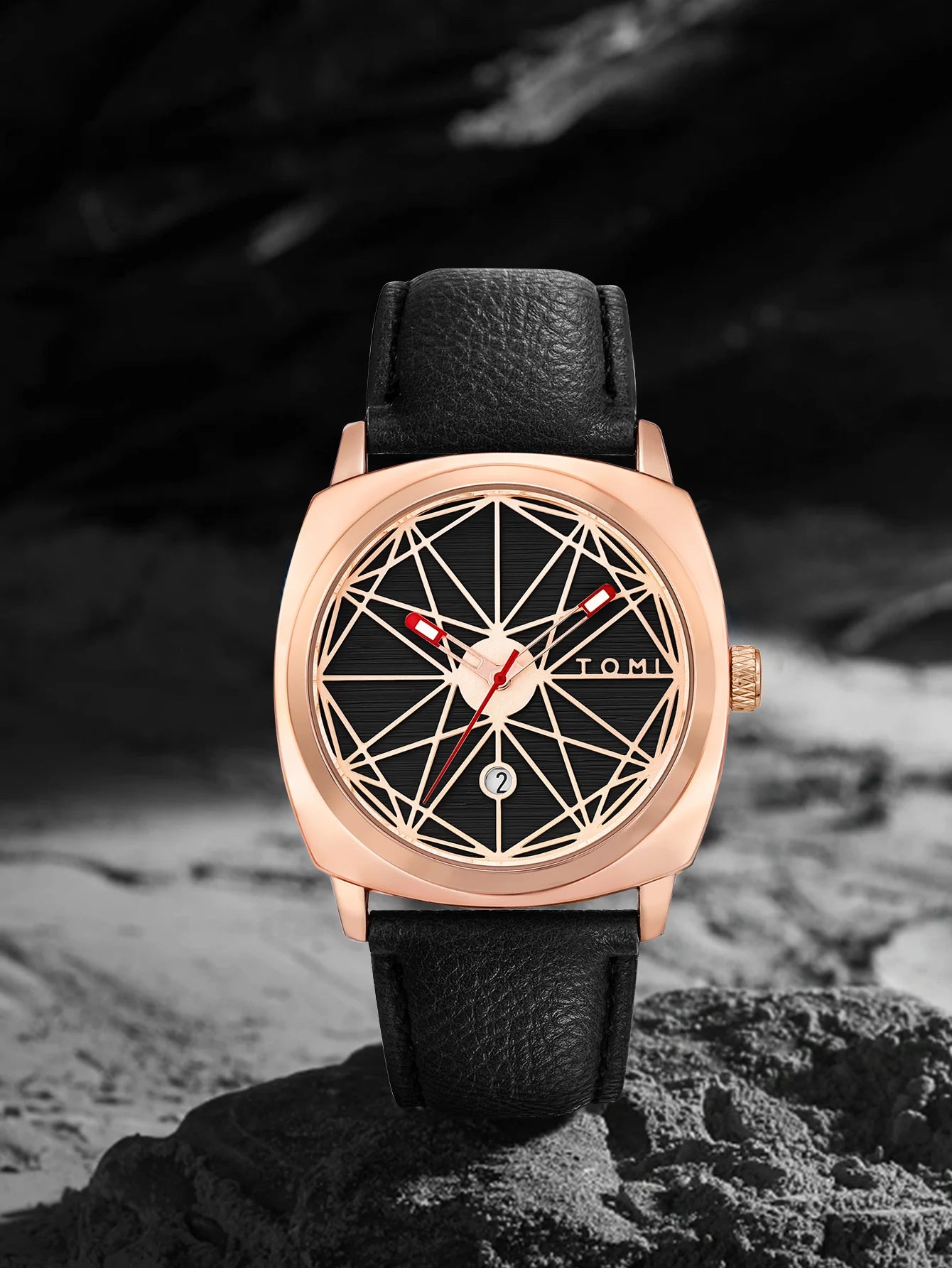 Tomi 2024 novo 2 pçs relógio masculino pulseira presente conjunto de luxo negócios versátil calendário relógio quartzo masculino e relógio presente reloj