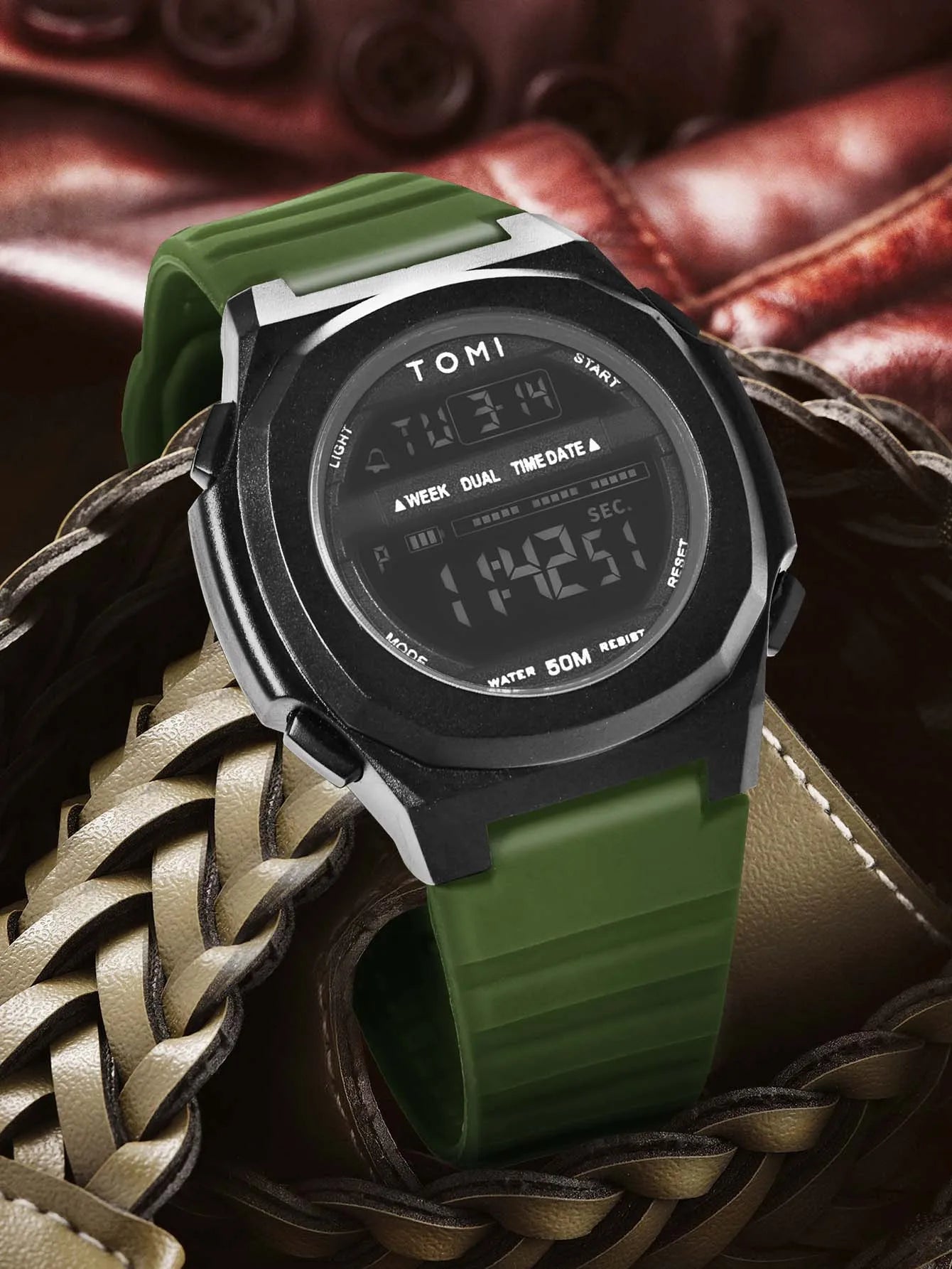TOMI Moda Minimalista Relógio Digital Masculino e Feminino Data Esportes ao Ar Livre Relógio Eletrônico Estudante À Prova D 'Água