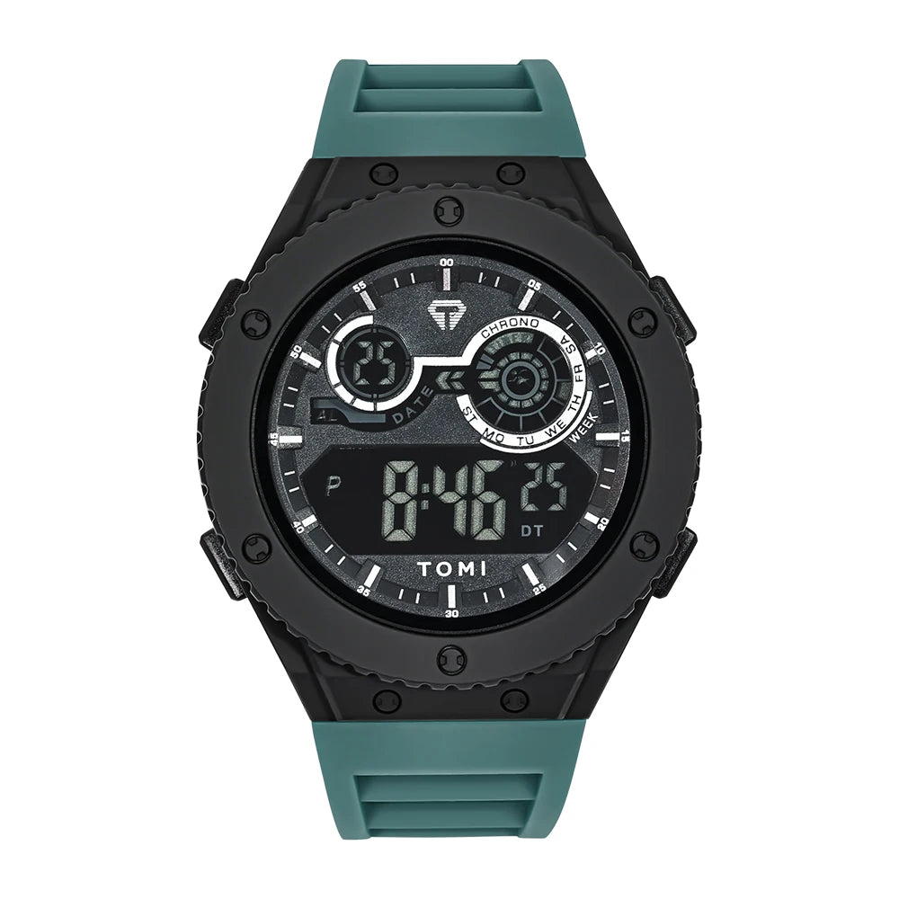 TOMI Relógio Digital Luminoso LED Masculino Design Minimalista 30M À Prova D 'Água Relógio Esportivo Masculino Data Estudante Relógio Eletrônico