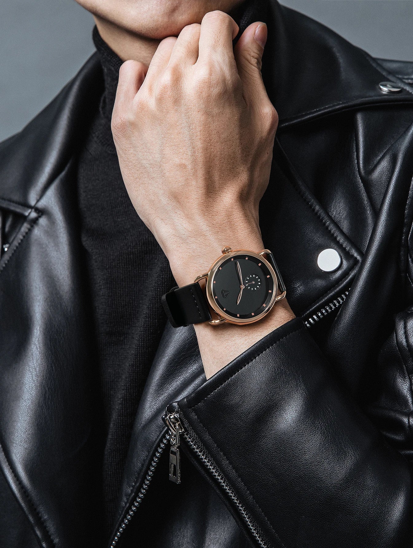 Tomi moda masculina relógio minimalista clássico mostrador redondo relógio de quartzo masculino versátil relógio de alta qualidade reloj festival presente