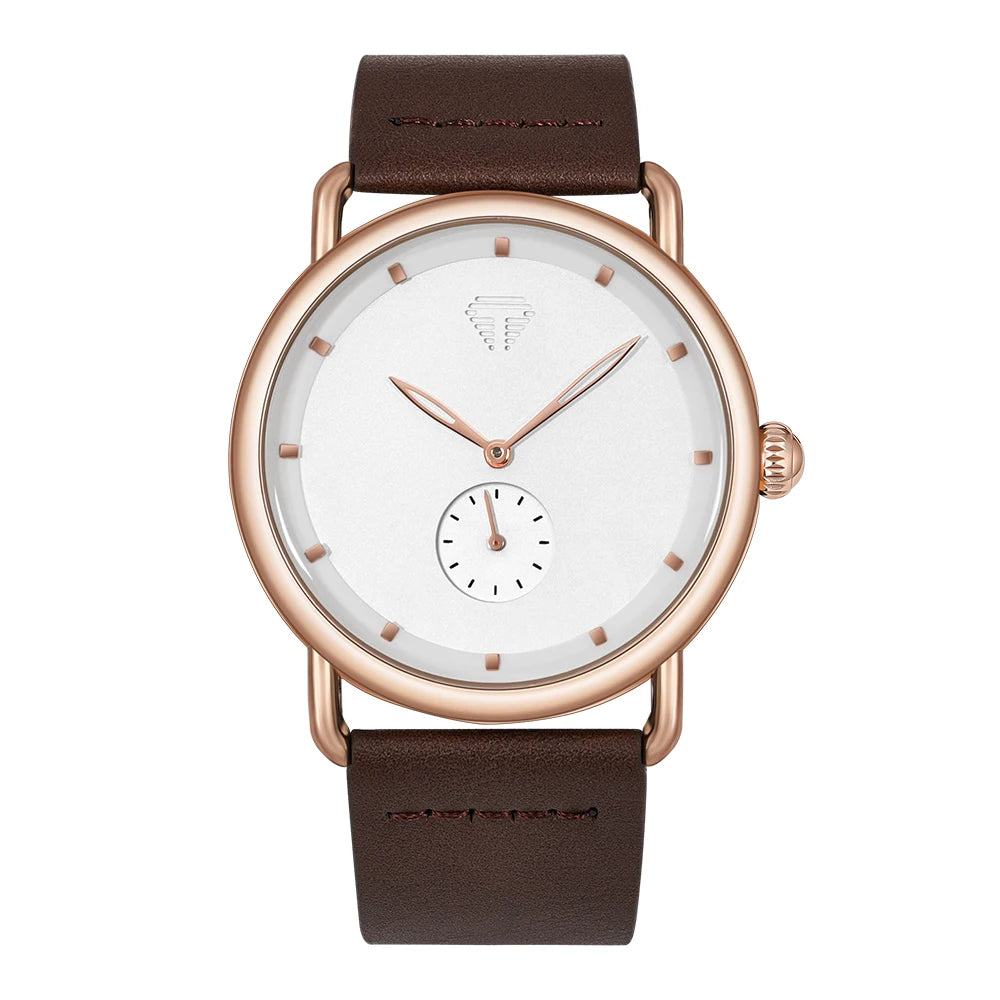 Tomi moda masculina relógio minimalista clássico mostrador redondo relógio de quartzo masculino versátil relógio de alta qualidade reloj festival presente