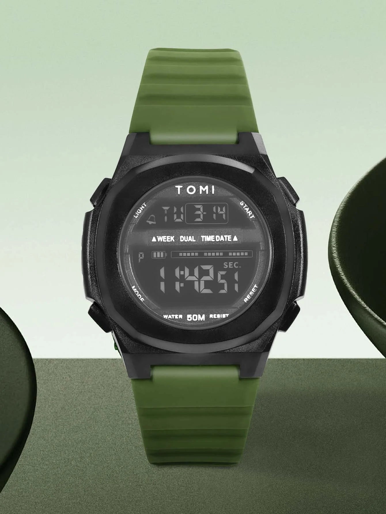 TOMI Moda Minimalista Relógio Digital Masculino e Feminino Data Esportes ao Ar Livre Relógio Eletrônico Estudante À Prova D 'Água