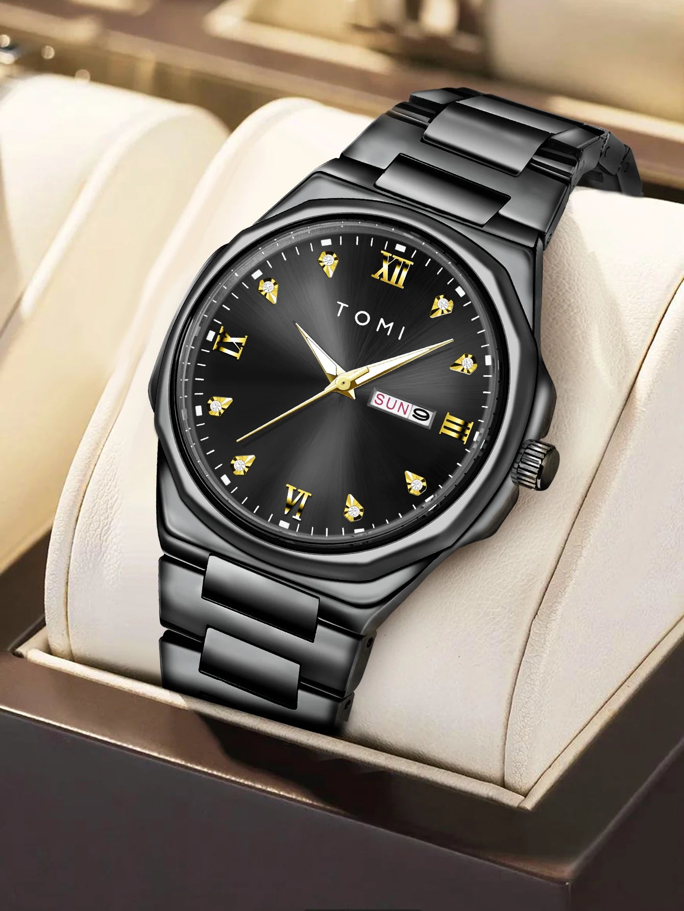 Relógio masculino TOMI moda minimalista luxuoso relógio de pulso masculino relógio de quartzo