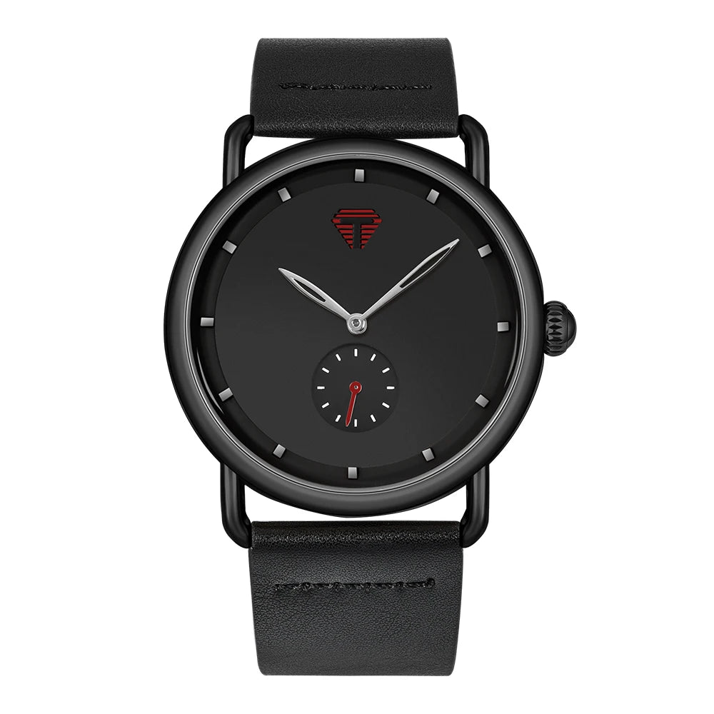 Tomi moda masculina relógio minimalista clássico mostrador redondo relógio de quartzo masculino versátil relógio de alta qualidade reloj festival presente