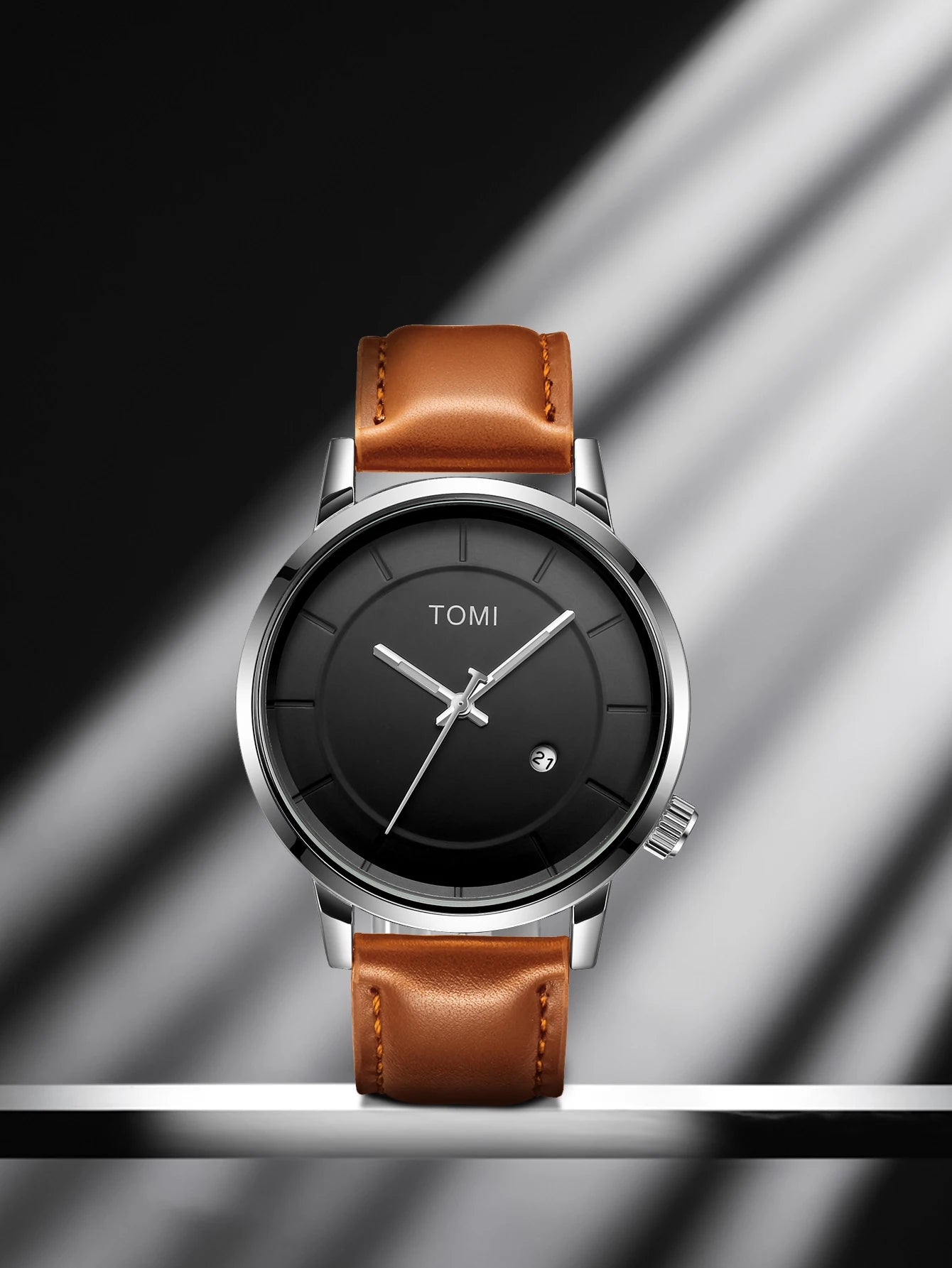 TOMI Relógio Masculino de Luxo Moda Original Marca Negócios Relógio de Quartzo Masculino