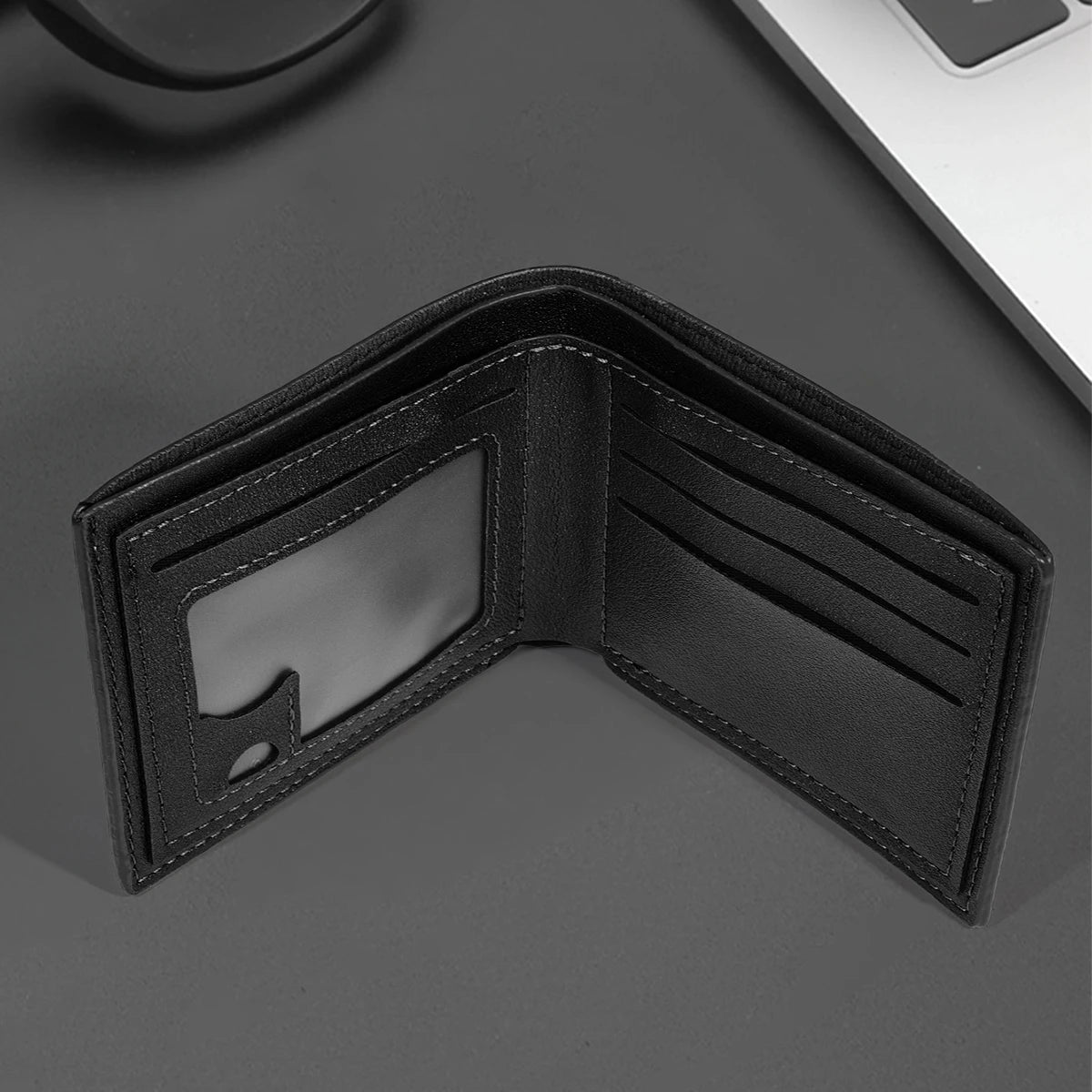 Tomi 3 pçs conjunto de caixa de presente de negócios de luxo relógio masculino carteira simples lazer criativo oco dial relógio de quartzo relógio presentes