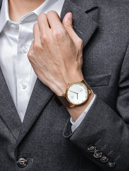 Tomi moda masculina relógio minimalista clássico mostrador redondo relógio de quartzo masculino versátil relógio de alta qualidade reloj festival presente