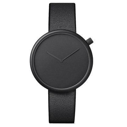 Tomi feminino estilo minimalista relógio de couro feminino pequeno disco scaleless moda relógio minimalista feminino lazer relógio de quartzo
