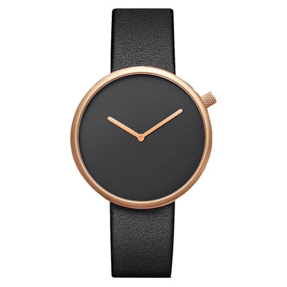 Tomi feminino estilo minimalista relógio de couro feminino pequeno disco scaleless moda relógio minimalista feminino lazer relógio de quartzo