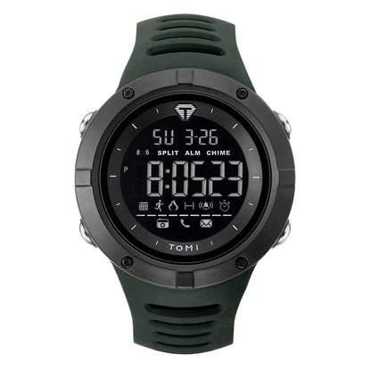 Relógio masculino TOMI Night Glow à prova d'água moda digital TPU material relógio esportivo