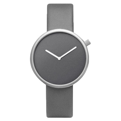 Tomi feminino estilo minimalista relógio de couro feminino pequeno disco scaleless moda relógio minimalista feminino lazer relógio de quartzo