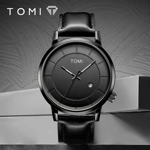 TOMI Relógio Masculino de Luxo Moda Original Marca Negócios Relógio de Quartzo Masculino