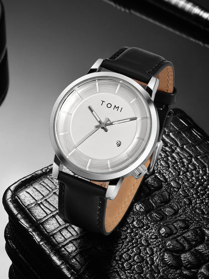 TOMI Relógio Masculino de Luxo Moda Original Marca Negócios Relógio de Quartzo Masculino