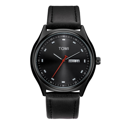 Tomi relógio masculino minimalista negócios casual relógio de quartzo masculino e feminino calendário elegante e versátil relógio de quartzo