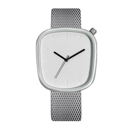 TOMI Relógio Minimalista Masculino Moda Versátil Relógio Quadrado Masculino e Feminino Escala Preto e Branco Relógio de Quartzo Premium