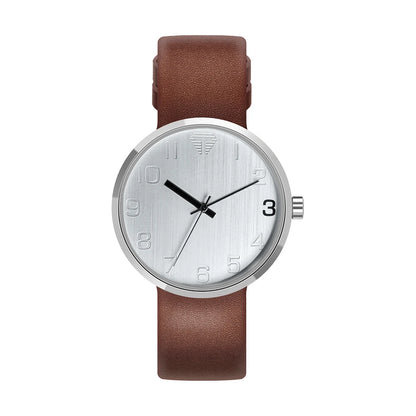 TOMI Relógio Masculino Luxo Cinto Marrom Relógio de Quartzo Masculino e Feminino Lazer Simples Relógio Masculino Presente