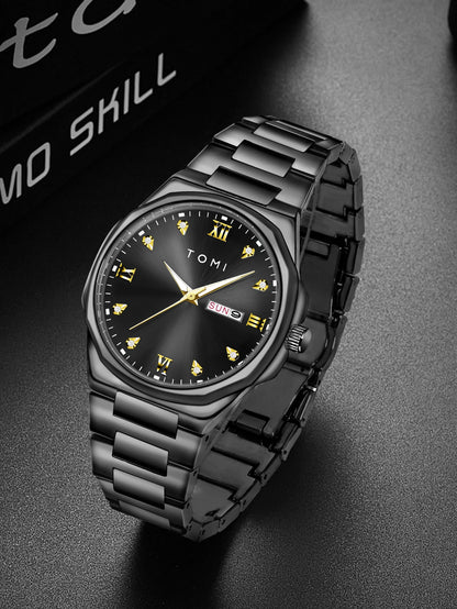 Relógio masculino TOMI moda minimalista luxuoso relógio de pulso masculino relógio de quartzo
