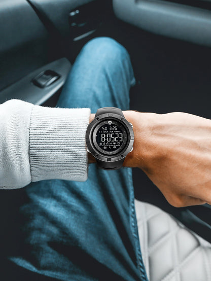 Relógio masculino TOMI Night Glow à prova d'água moda digital TPU material relógio esportivo