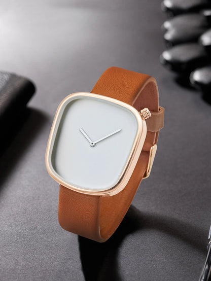Tomi relógio minimalista masculino quadrado moda ultra fino relógio minimalista feminino de alta qualidade elegante relógio de quartzo presente