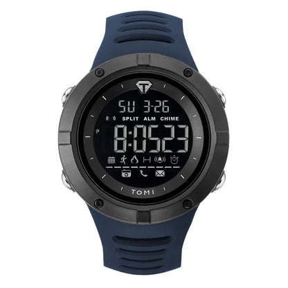 Relógio masculino TOMI Night Glow à prova d'água moda digital TPU material relógio esportivo